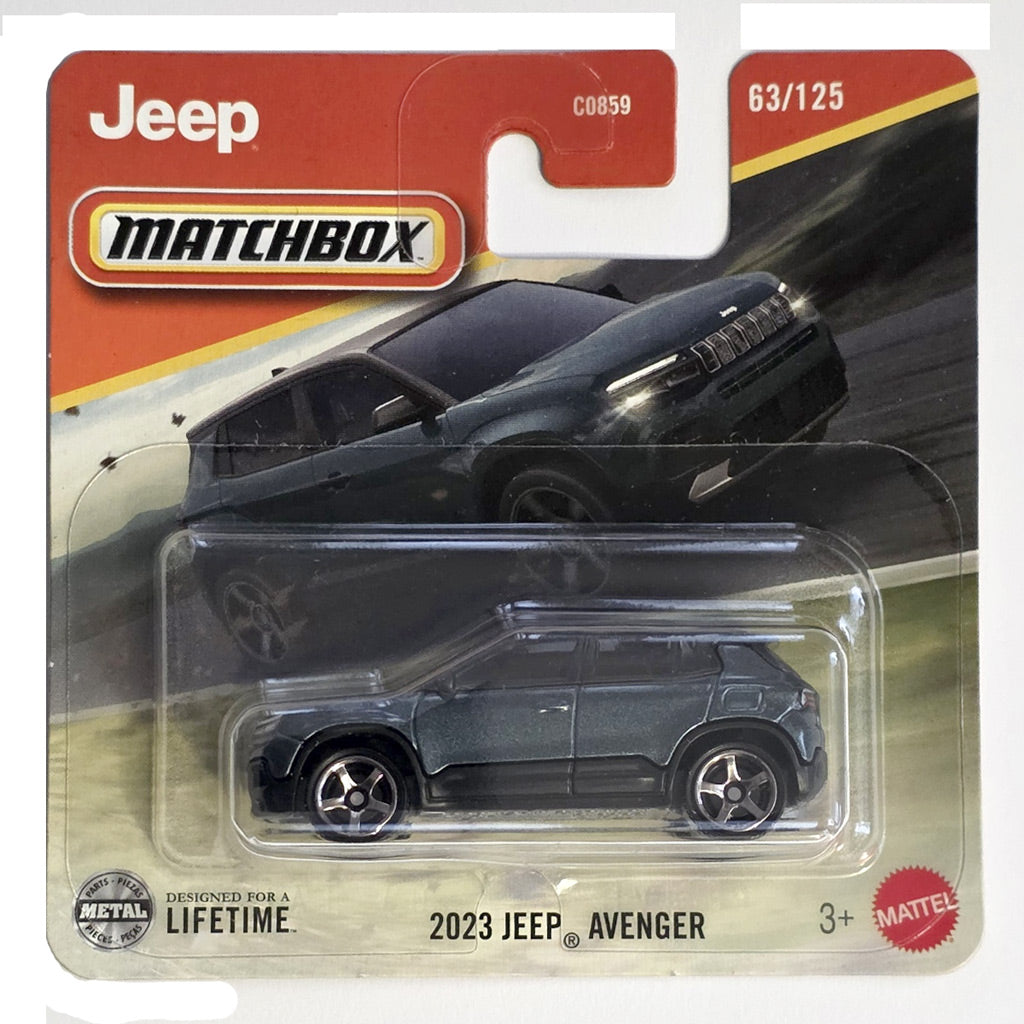 Matchbox - 2023 Jeep Avenger Blue / Grey (SC) 2025 MBX Road Trip
