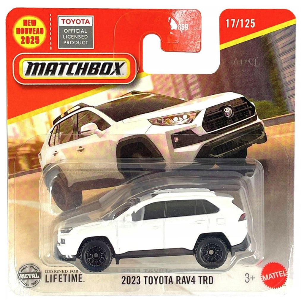Matchbox - 2023 Toyota RAV4 TRD White (SC) 2025 MBX City (JGV15)