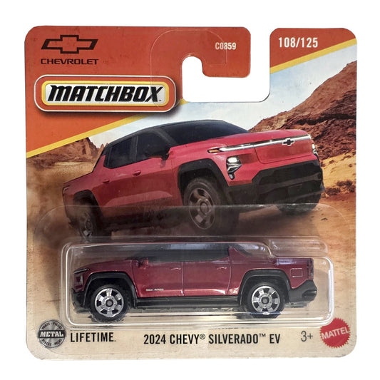 Matchbox - 2024 Chevy Silverado EV Red (SC) 2025 MBX Adventure (JBR94)