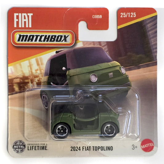 Matchbox - 2024 Fiat Topolino Dark Green (SC) 2025 MBX City (JBR43)