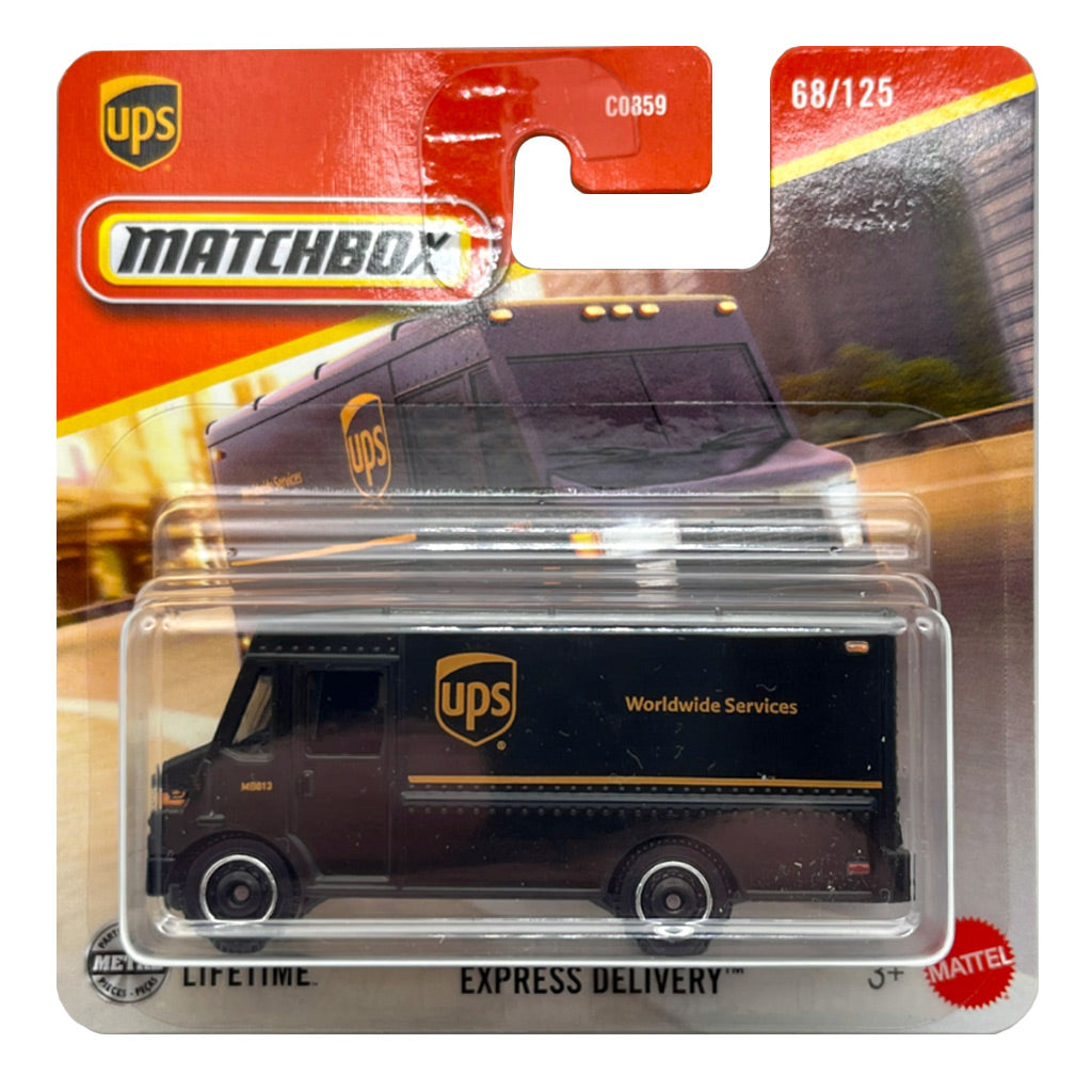 Matchbox - Express Delivery Brown UPS Livery (SC) 2025 MBX City