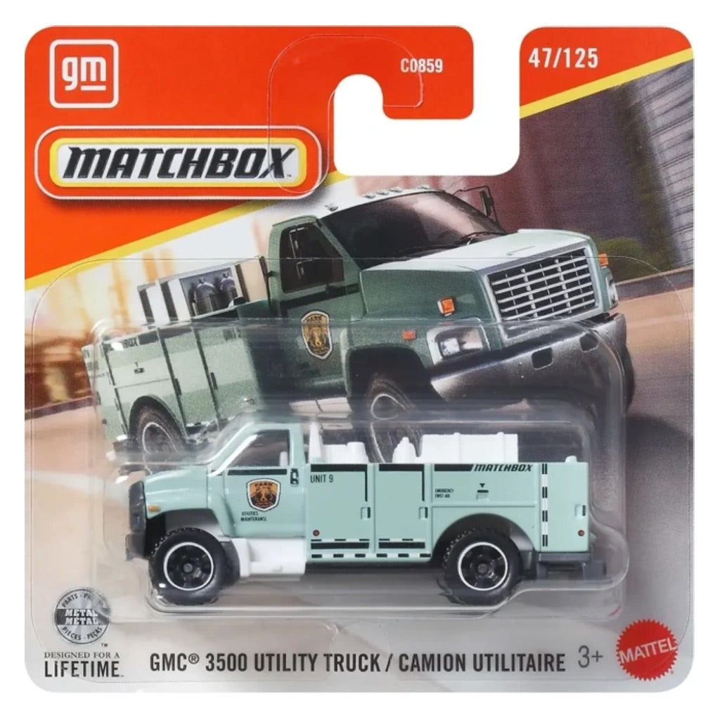 Matchbox - GMC 3500 Utility Truck Mint Green (SC) 2026 Metro (JHN87)