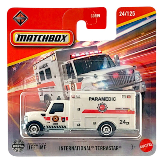 Matchbox - International Terrastar White (SC) 2025 MBX Rescue (JBT15)