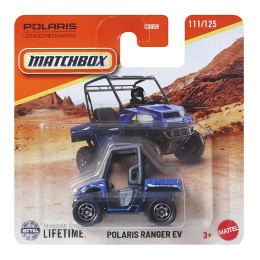 Matchbox - Polaris Ranger EV Blue (SC) 2025 MBX Adventure (JBR93)