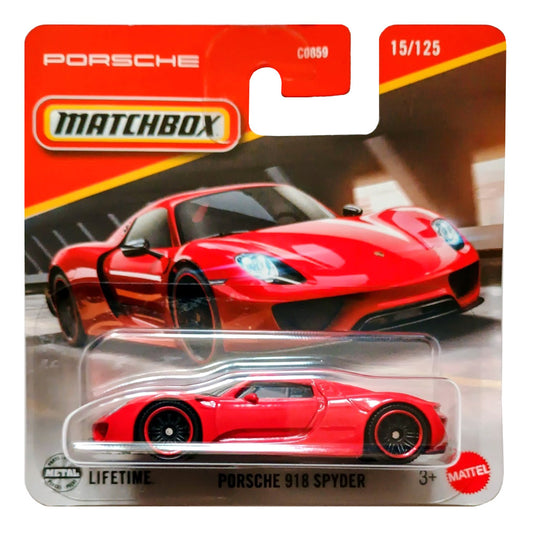 Matchbox - Porsche 918 Spyder Red (SC) 2025 MBX Showroom (JBR80)
