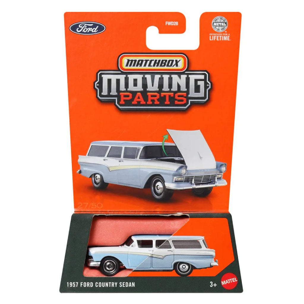 Matchbox Moving Parts 2025 - 1957 Ford Country Sedan Blue / White