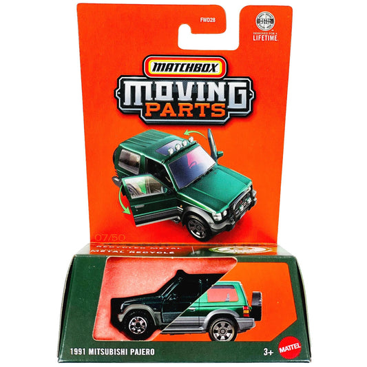 Matchbox Moving Parts 2026 - 1991 Mitsubishi Pajero Green