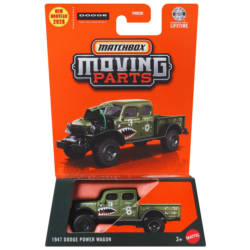 Matchbox Moving Parts 2026 - 1947 Dodge Power Wagon Green (JHV34)