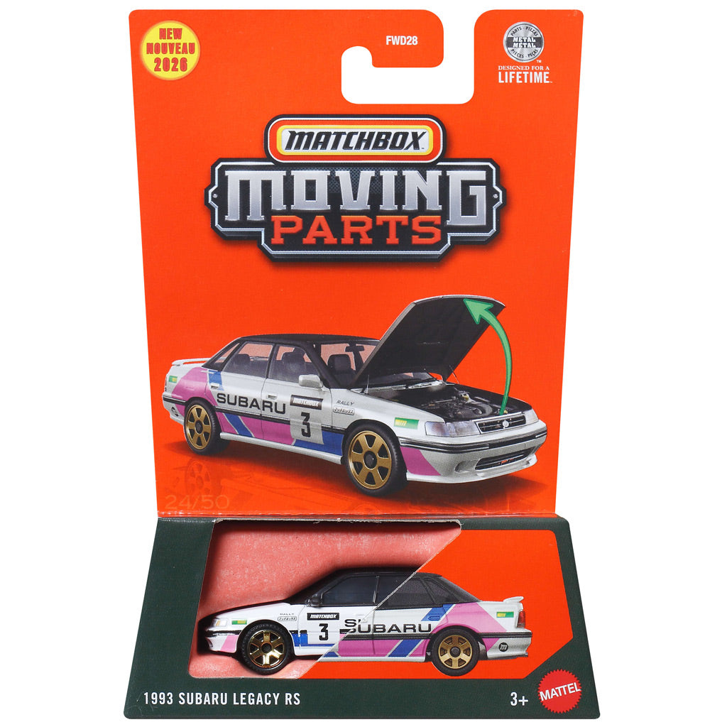 Matchbox Moving Parts 2026 - 1993 Subaru Legacy RS (JHV33)