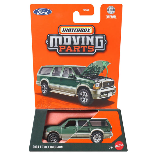 Matchbox Moving Parts 2026 - 2004 Ford Excursion Green (JHV60)