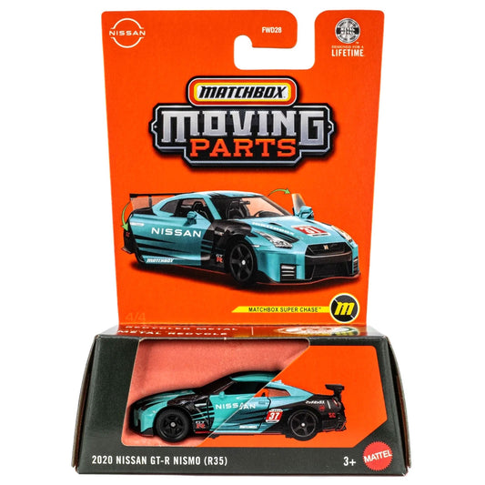 Matchbox Moving Parts Nissan GT-R Nismo R35 Super Chase