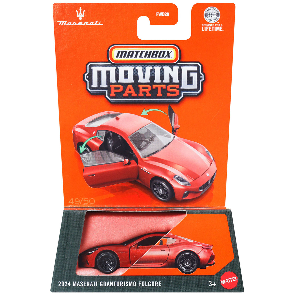 Matchbox Moving Parts 2026 - 2024 Maserati Granturismo Folgore Red