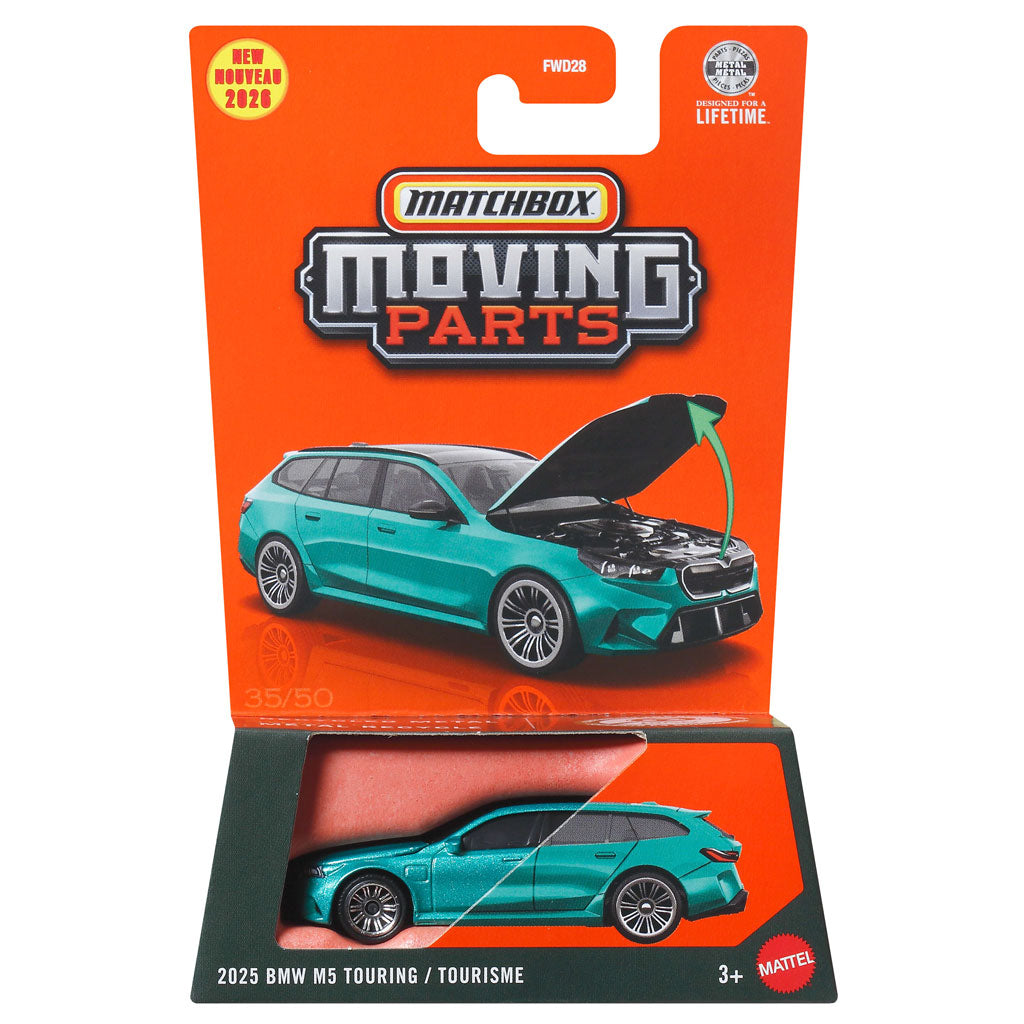 Matchbox Moving Parts 2026 - 2025 BMW M5 Touring Green (JHV25)