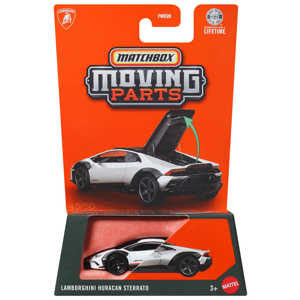 Matchbox Moving Parts 2026 - Lamborghini Huracan Sterrato White