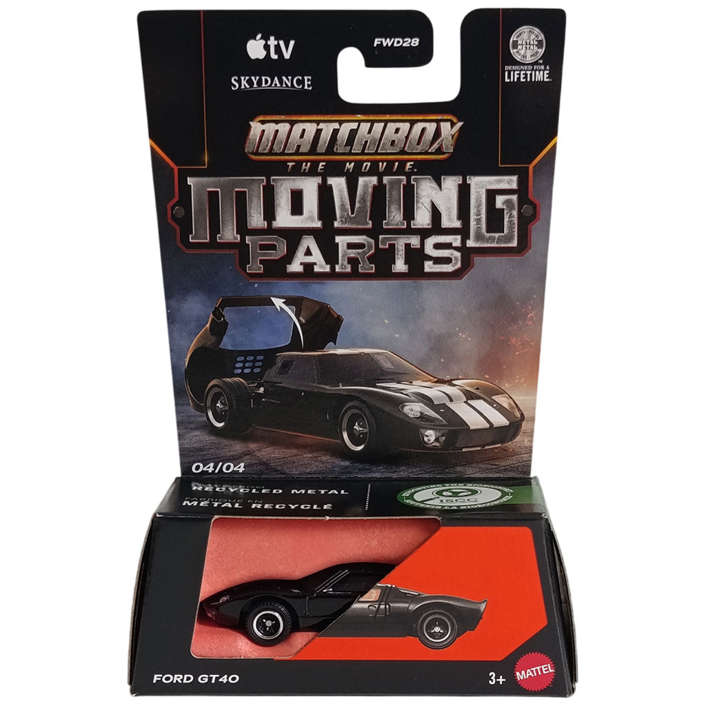 Matchbox Moving Parts - Ford GT40 Black (Matchbox The Movie) JKH53