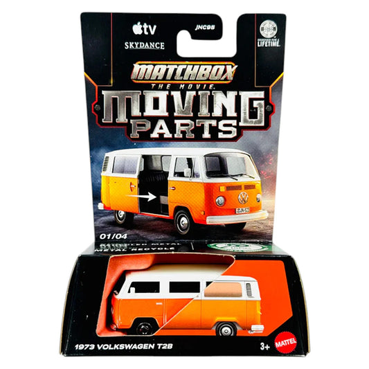Matchbox The Movie Moving Parts - 1973 Volkswagen T2B Orange (JND36)