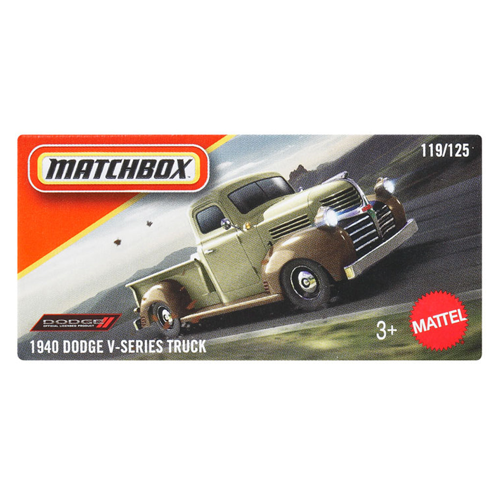 Matchbox Power Grabs - 1940 Dodge V-Series Truck (JBV68) (1:64 Scale)
