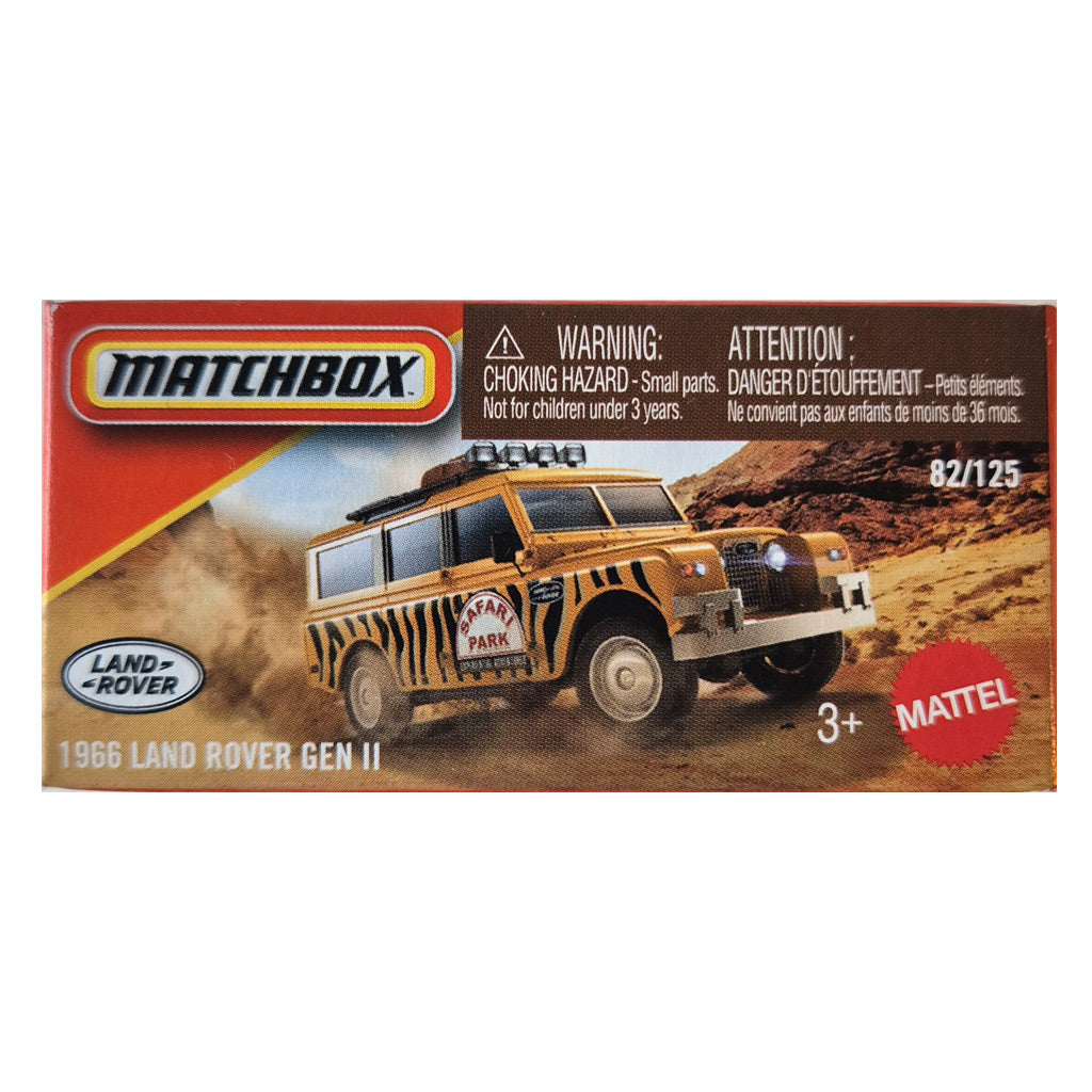 Matchbox Power Grabs - 1966 Land Rover Gen II (JBV88) (1:64 Scale)