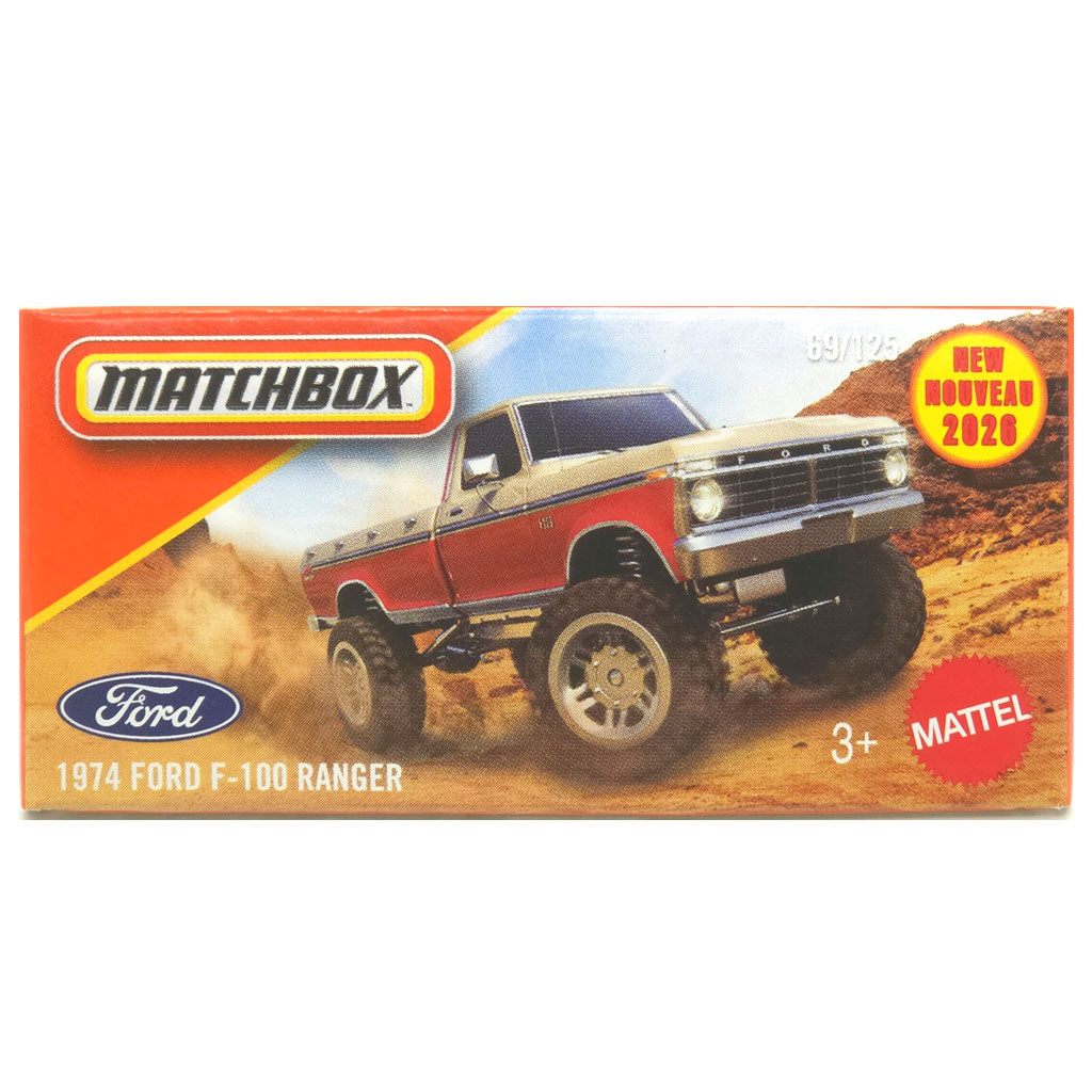 Matchbox Power Grabs - 1974 Ford F-100 Ranger (2026 MBX Adventure)