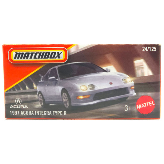 Matchbox Power Grabs - 1997 Acura Integra Type R White (JBT90) (1:64)
