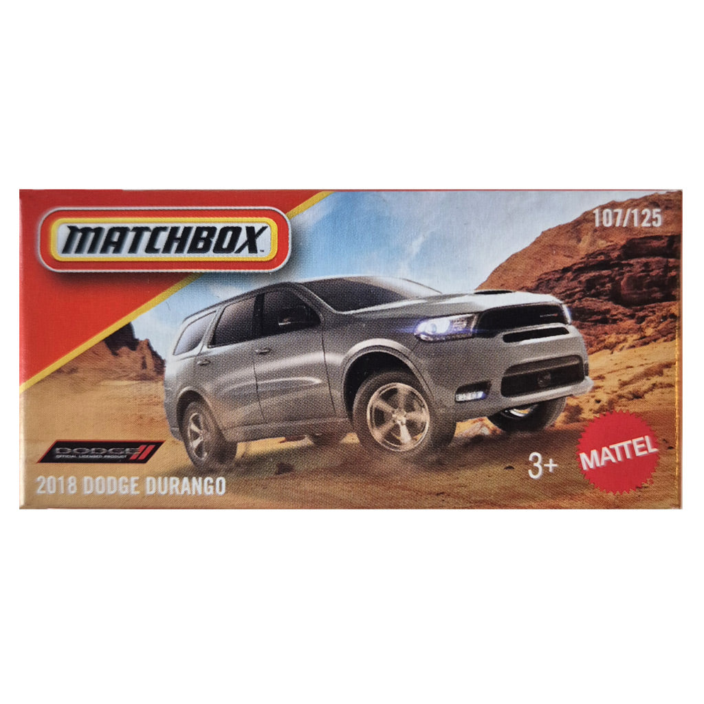 Matchbox Power Grabs - 2018 Dodge Durango Grey (JLH56) (1:64 Scale)