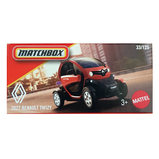 Matchbox Power Grabs - 2022 Renault Twizy Orange (JBV21) (1:64 Scale)