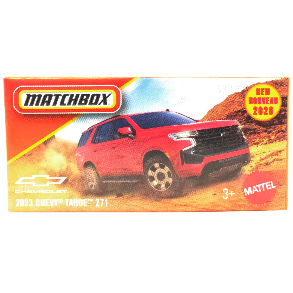 Matchbox Power Grabs - 2023 Chevy Tahoe Z71 Red (2026 MBX Adventure)