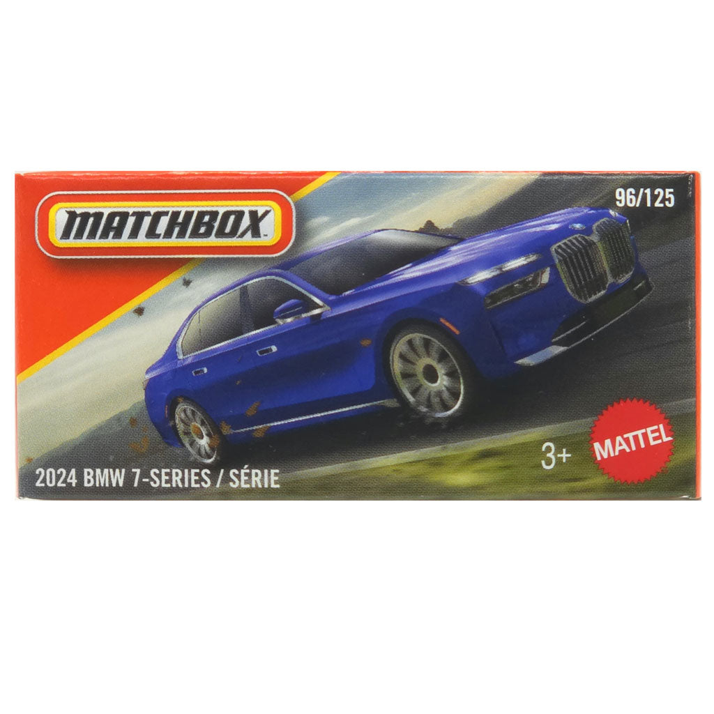 Matchbox Power Grabs - 2024 BMW 7-Series Blue (2026 MBX Road Trip)