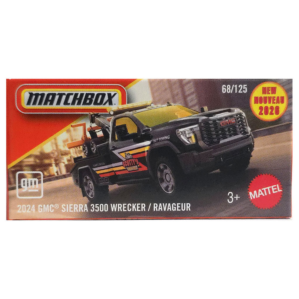 Matchbox Power Grabs - 2024 GMC Sierra 3500 Wrecker (2026 MBX Metro)