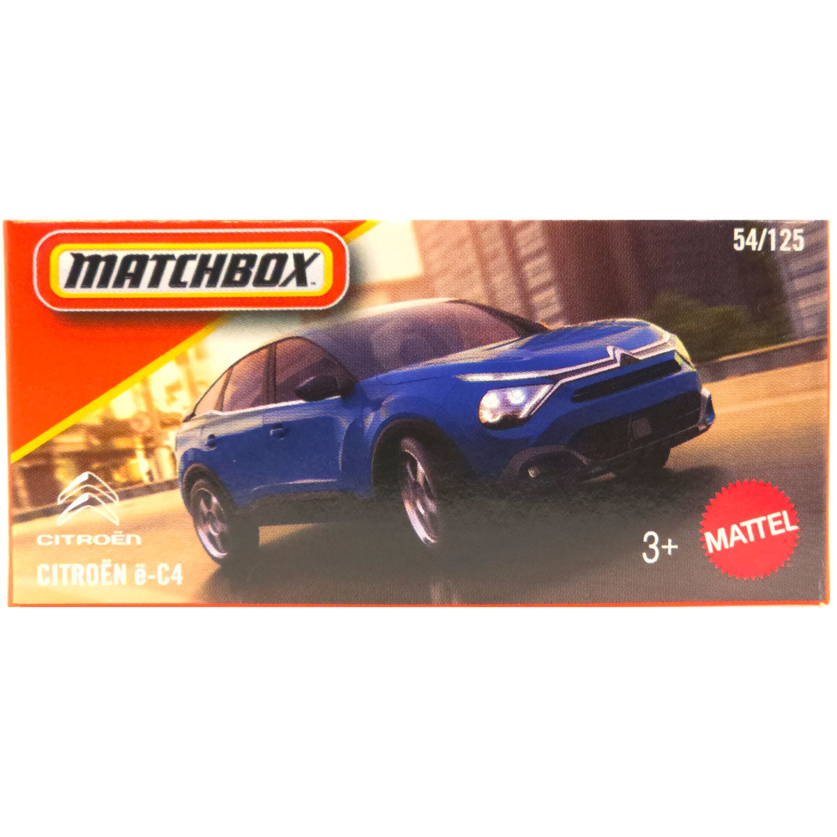 Matchbox Power Grabs - Citroen e-C4 Dark Blue (JHR18) 1:64 Scale