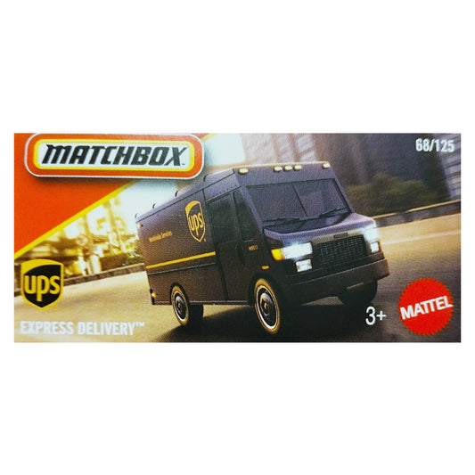 Matchbox Power Grabs - Express Delivery Brown UPS (JBV19) (1:64 Scale)