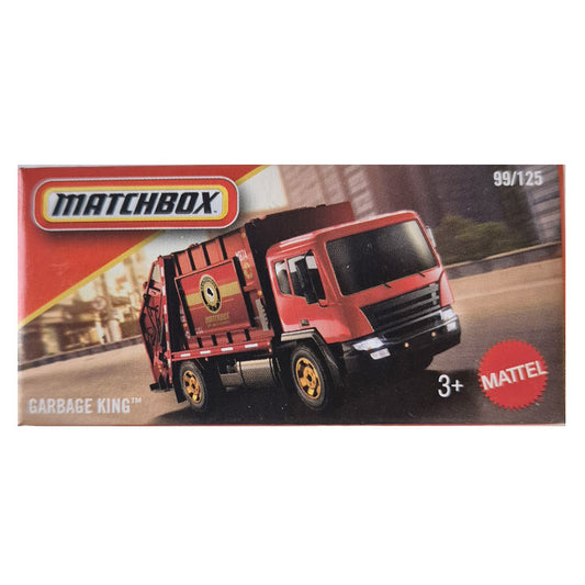 Matchbox Power Grabs - Garbage King Red (2025 MBX Metro) (JBV35)