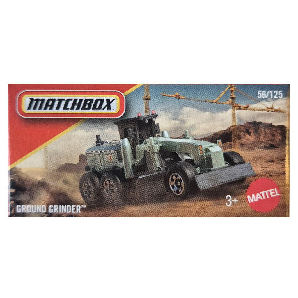 Matchbox Power Grabs - Ground Grinder Mint Green (JBW06) (1:64 Scale)