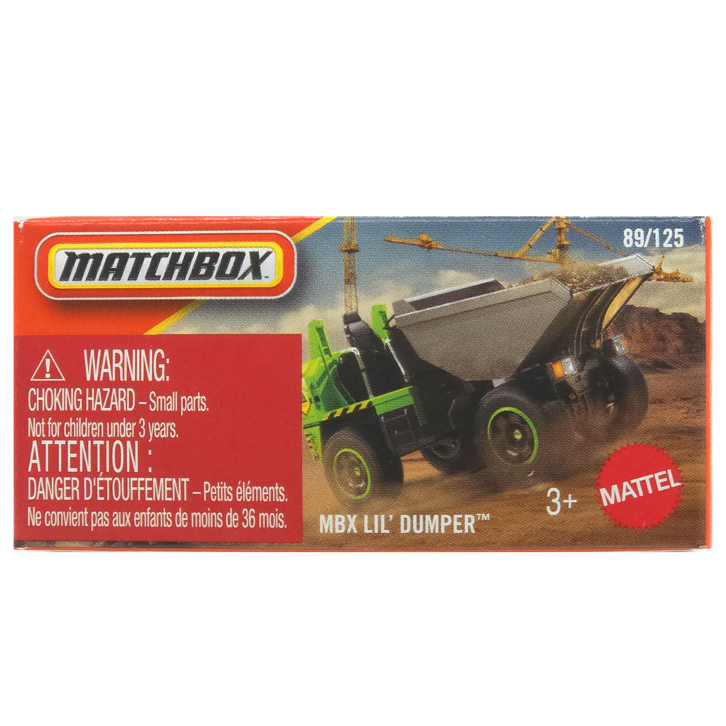 Matchbox Power Grabs - MBX Lil' Dumper Green (2026 MBX Construction)