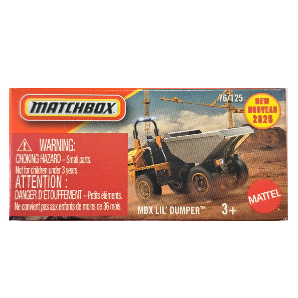 Matchbox Power Grabs - MBX Lil' Dumper Yellow (JBV03) (1:64)