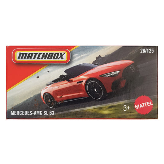 Matchbox Power Grabs - Mercedes-AMG SL 63 Orange (JBV52) (1:64 Scale)