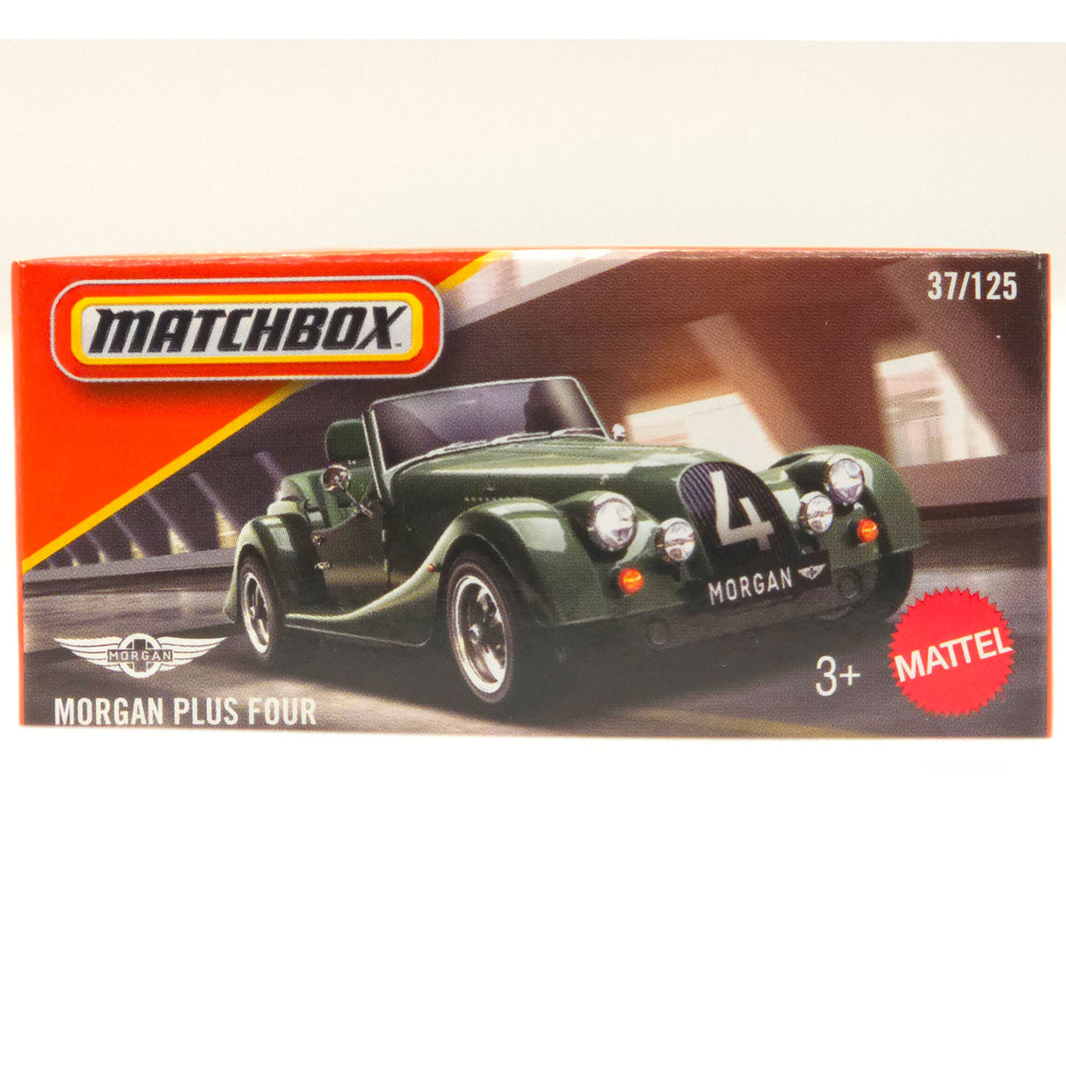 Matchbox Power Grabs - Morgan Plus Four Green (JHR44) 1:64 Scale