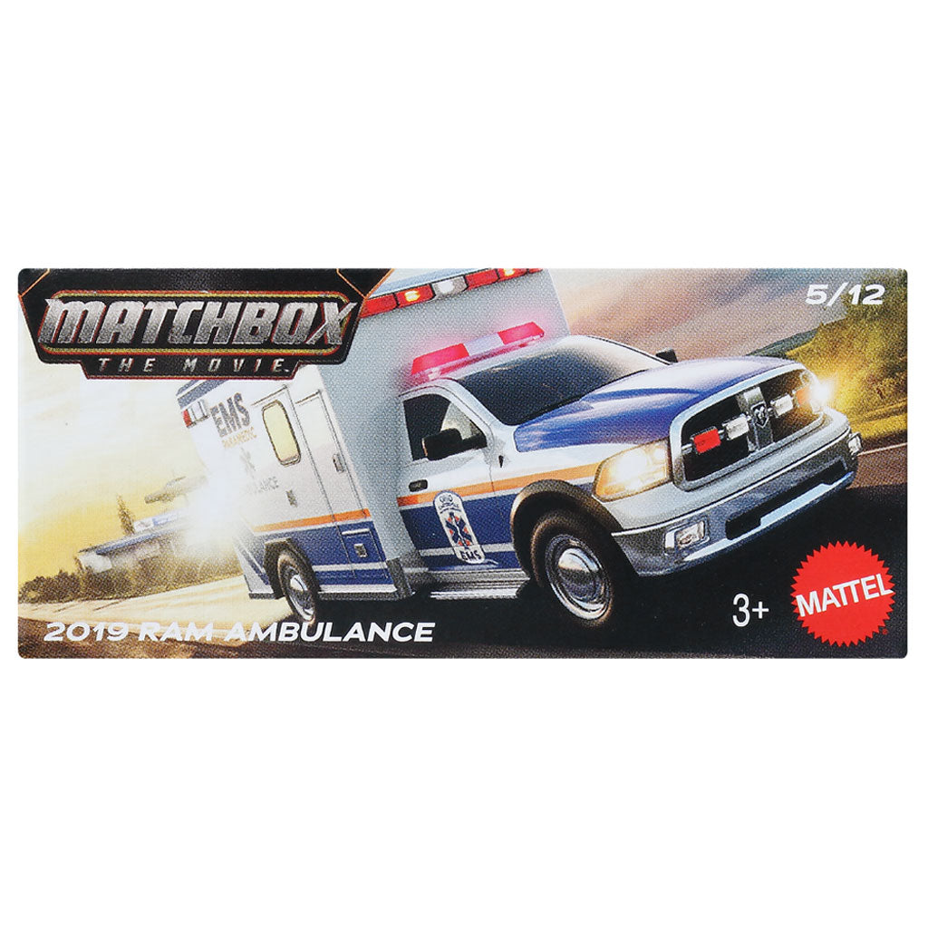 Matchbox The Movie Power Grabs - 2019 RAM Ambulance (JND25)