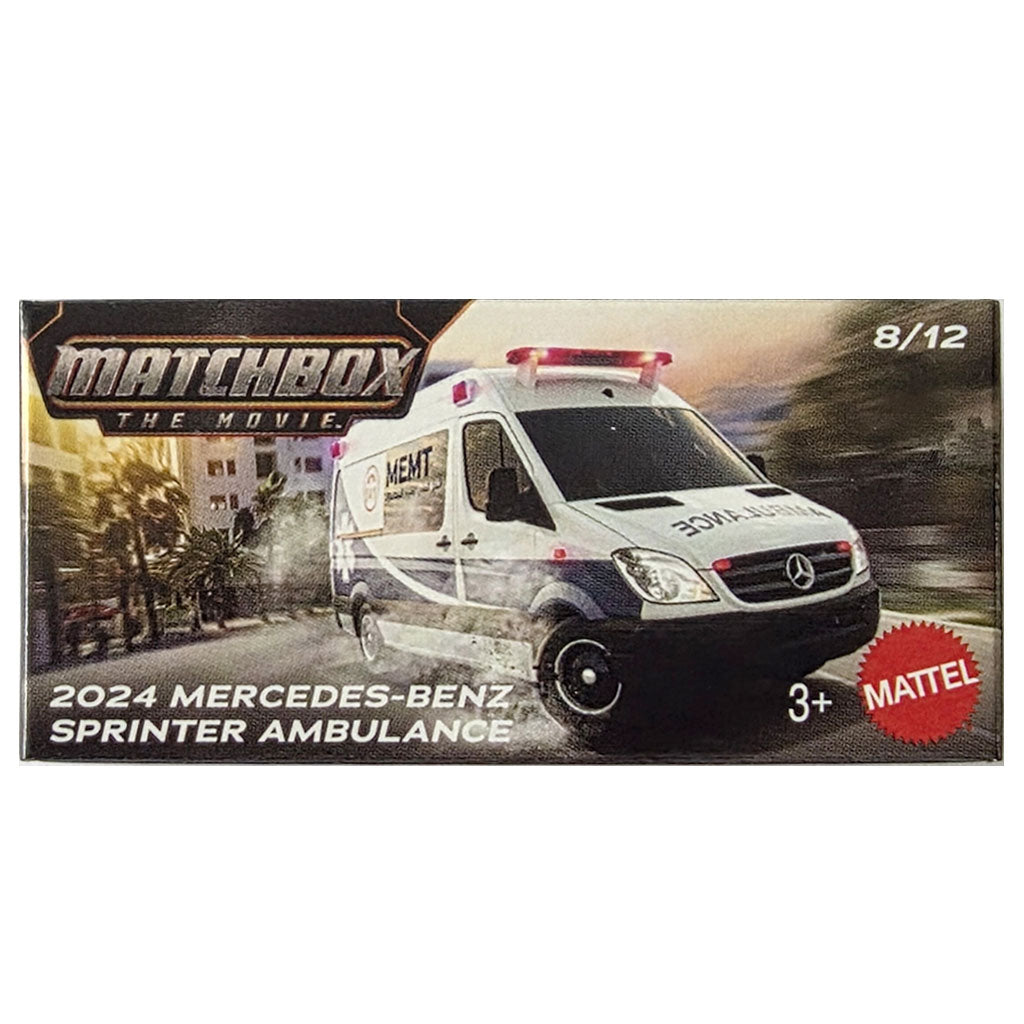 Matchbox The Movie Power Grabs - 2024 Mercedes-Benz Sprinter Ambulance