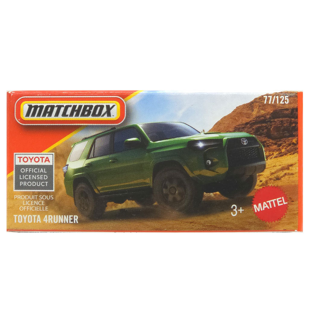 Matchbox Power Grabs - Toyota 4Runner Green (2026 MBX Adventure)