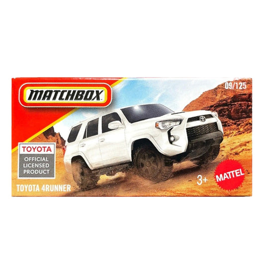 Matchbox Power Grabs - Toyota 4Runner White (JBV80) (1:64 Scale)