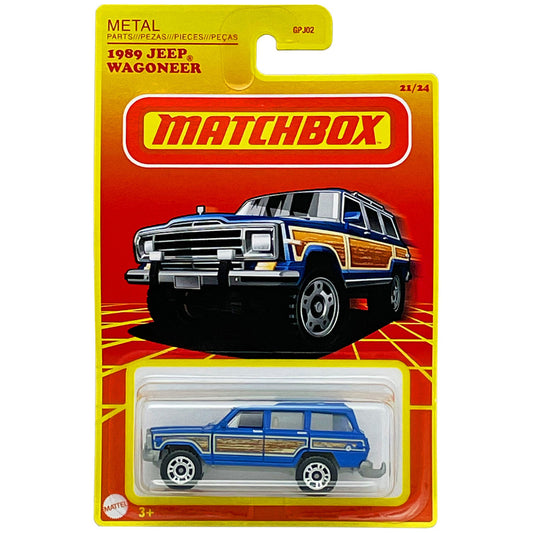 Matchbox Retro Series 2021 - 1989 Jeep Wagoneer Blue