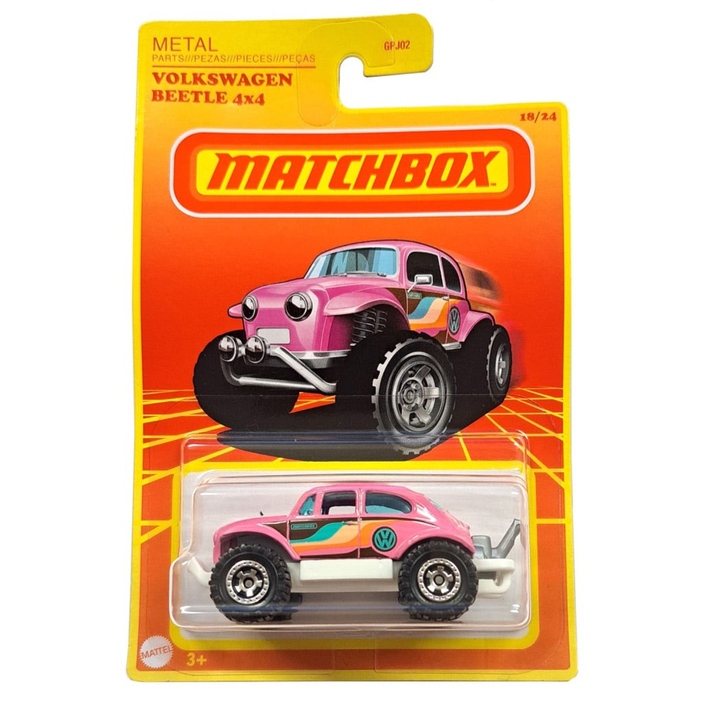 Matchbox Retro Series 2021 - Volkswagen Beetle 4x4 Pink