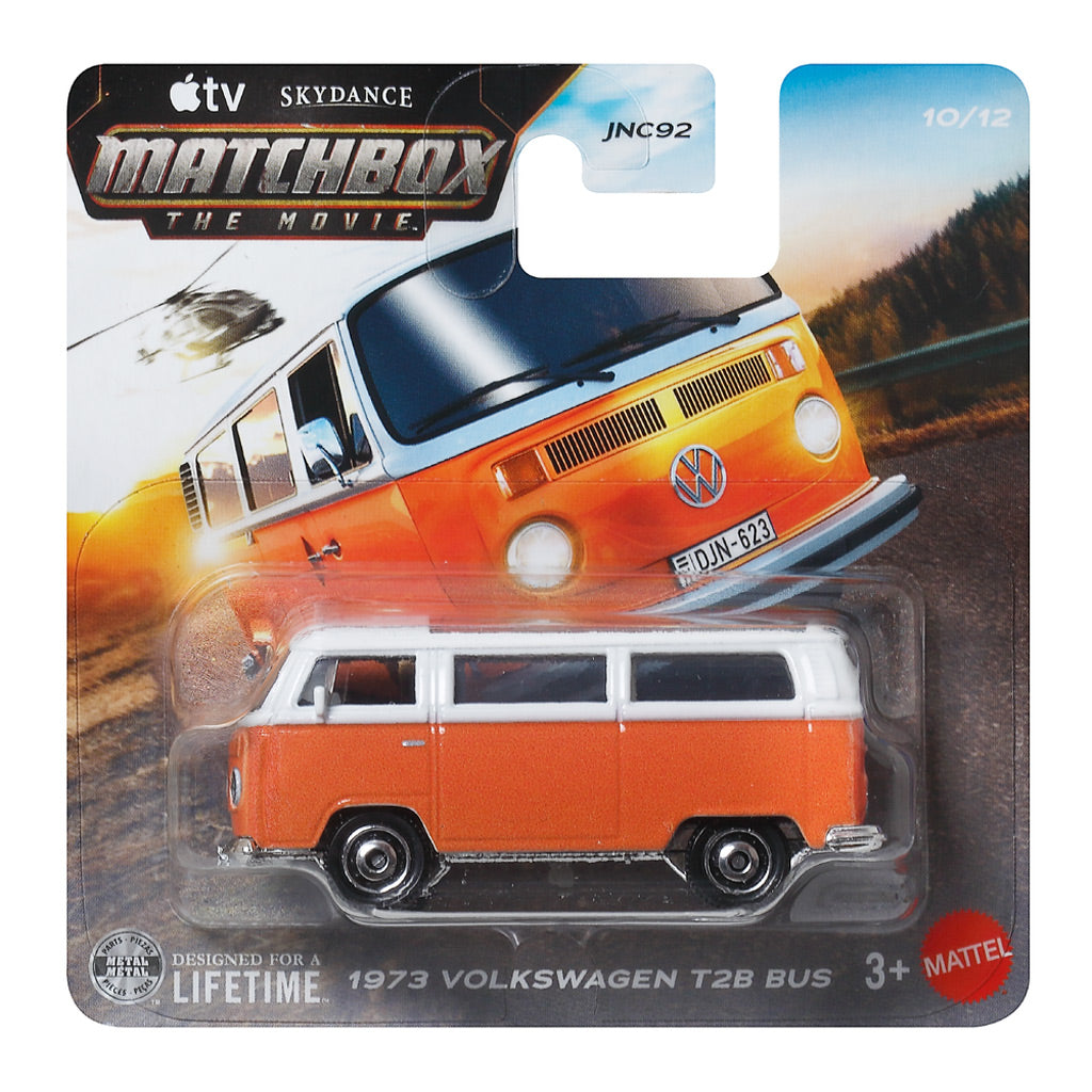 Matchbox The Movie - 1973 Volkswagen T2B Bus Orange (SC) (JND18)