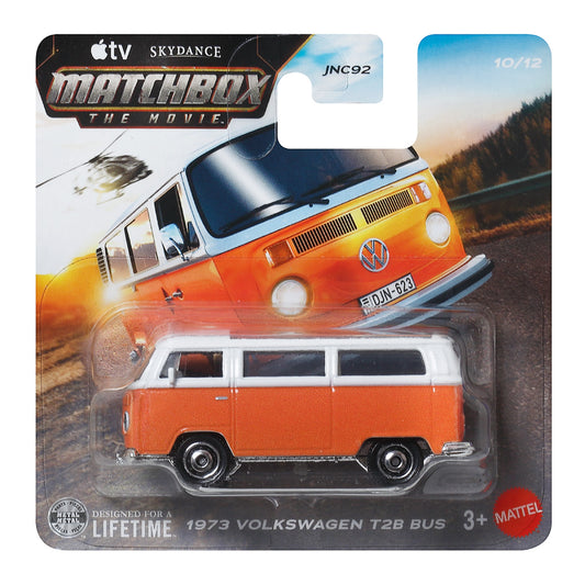 Matchbox The Movie - 1973 Volkswagen T2B Bus Orange (SC) (JND18)