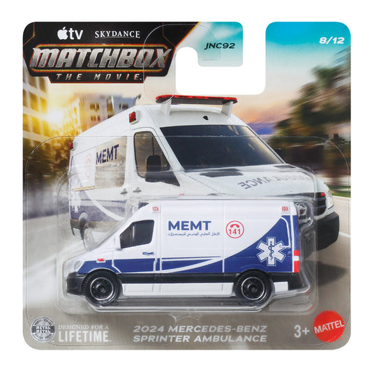 Matchbox The Movie - 2024 Mercedes-Benz Sprinter Ambulance (SC) JND16