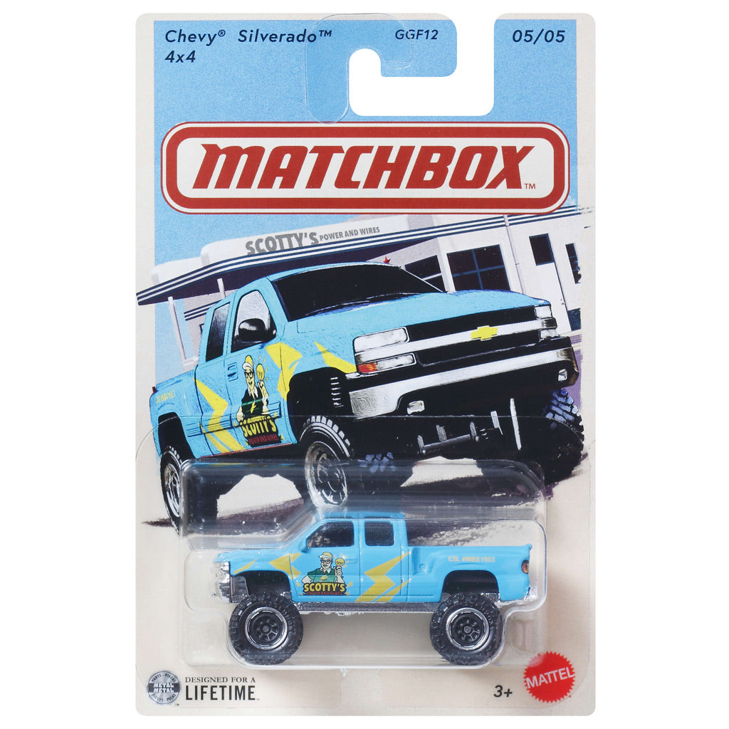 Matchbox Trucks Series 2026 - Chevy Silverado 4x4 Blue