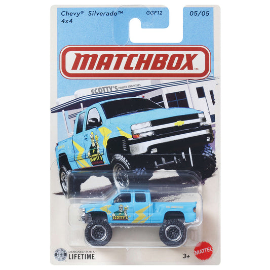Matchbox Trucks Series 2026 - Chevy Silverado 4x4 Blue