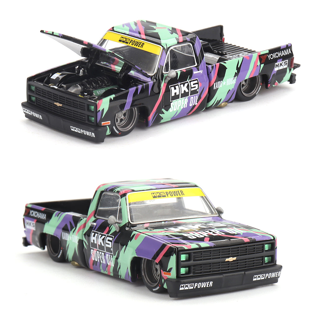 Mini GT Chevrolet Silverado Kaido HKS V1 (174) (1:64 Scale)
