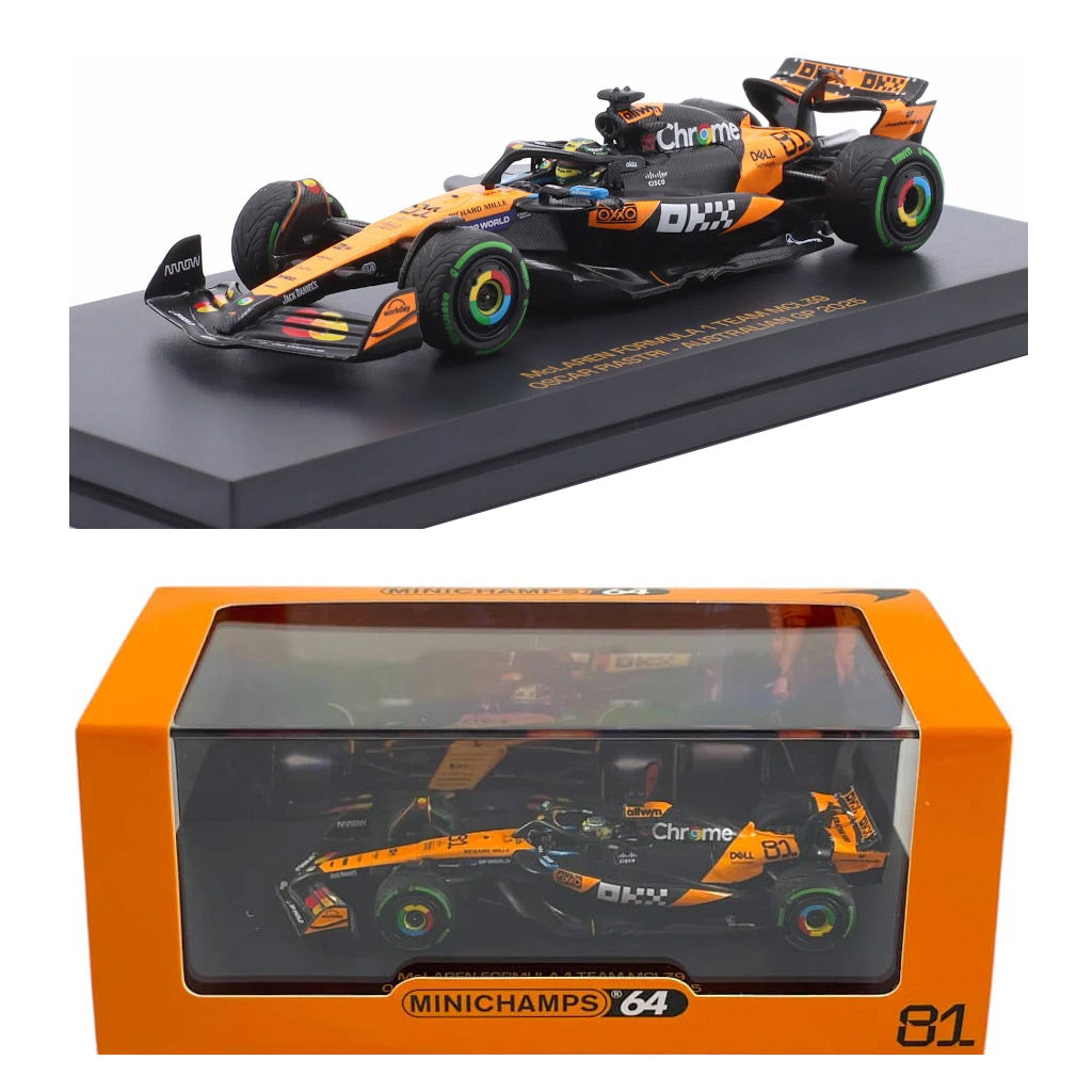 Minichamps McLaren MCL39 F1 #81 Australian GP 2025 Oscar Piastri 1:64